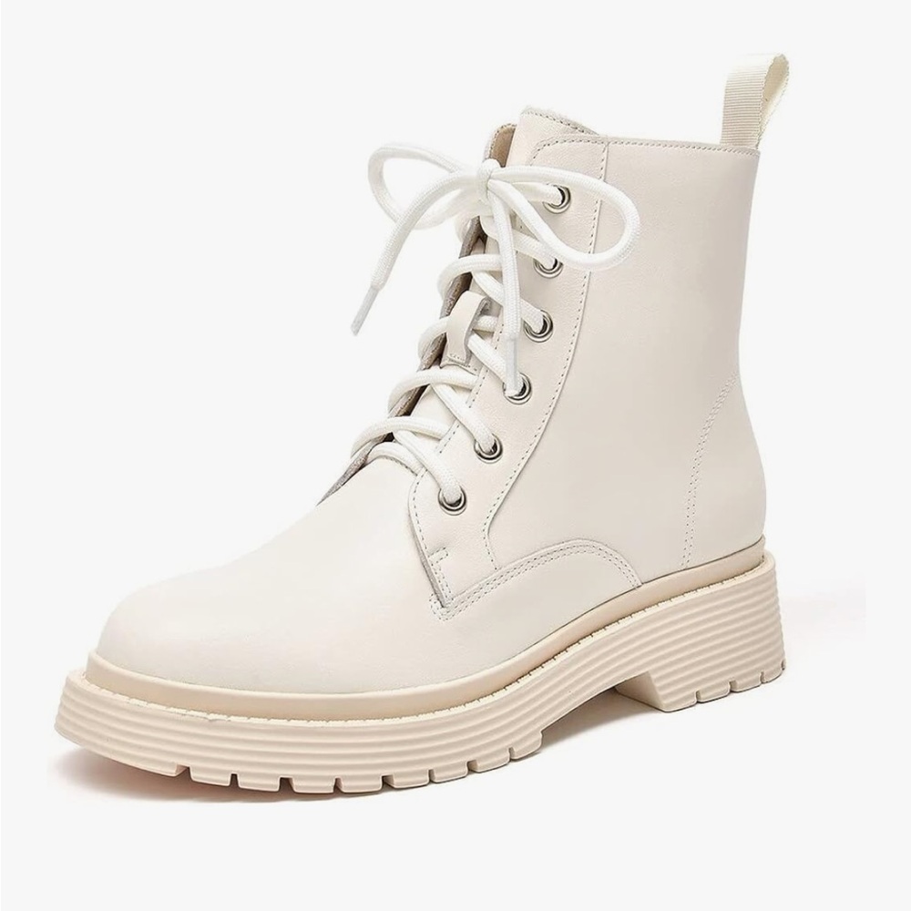 BEAU TODAY Combat Boots